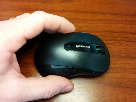 Not too big and not too small is the Microsoft Wireless Mobile Mouse 4000