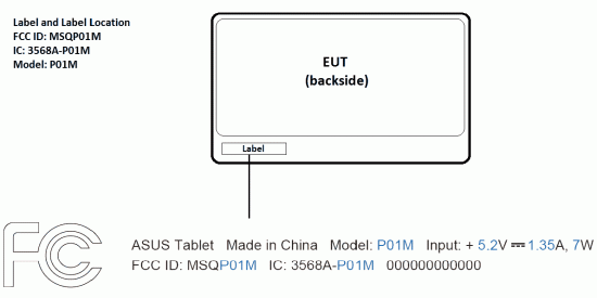 Asus ZenPad Tablet First Look zenpad-tablet-fcc